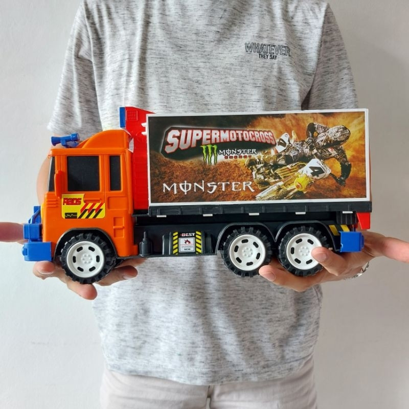 Jual Mainan Truk Box Muatan Truk Kontainer Sponsor / Mainan Anak Mobil ...
