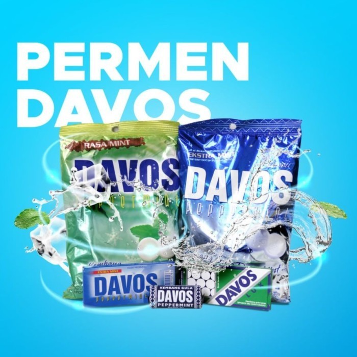 Jual Permen Davos Peppermint Roll Jadul Legend Mint Mini Oleh Oleh Khas ...