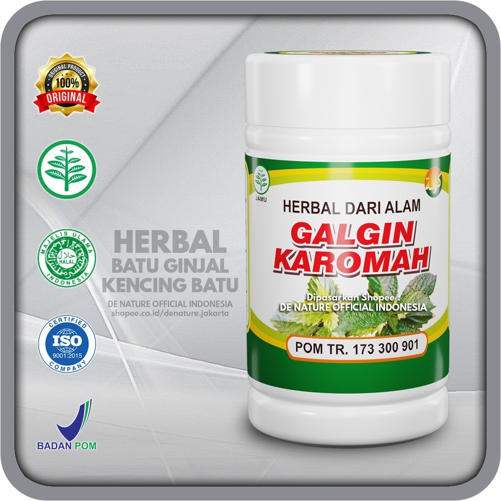 Jual [ Makassar ] GALGIN KAROMAH Obat Herbal untuk Batu Ginjal atau ...