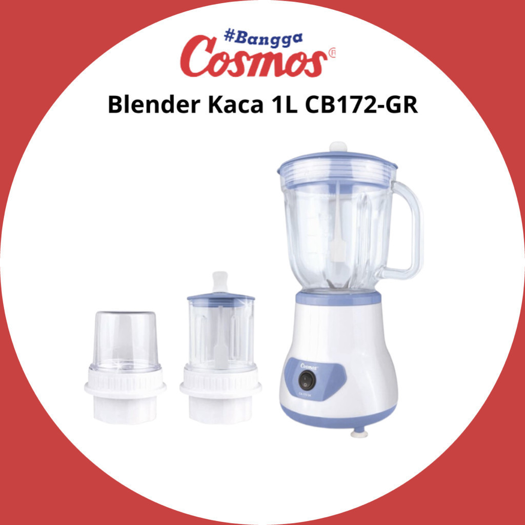 Jual Cosmos Blender Kaca CB172GR Blender Kaca 1L | Shopee Indonesia