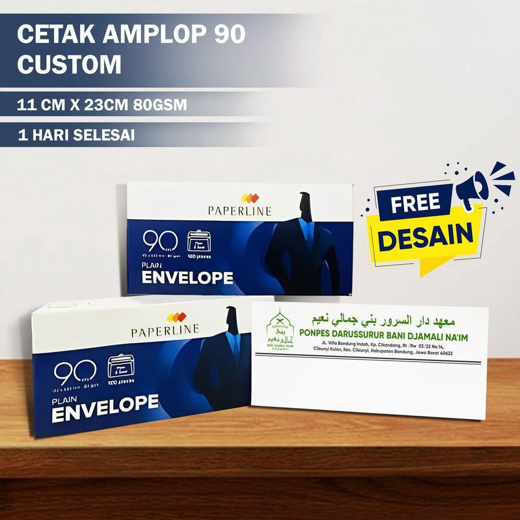 Jual Print Cetak Amplop Instansi / Amplop Sumbangan Custom Desain ...