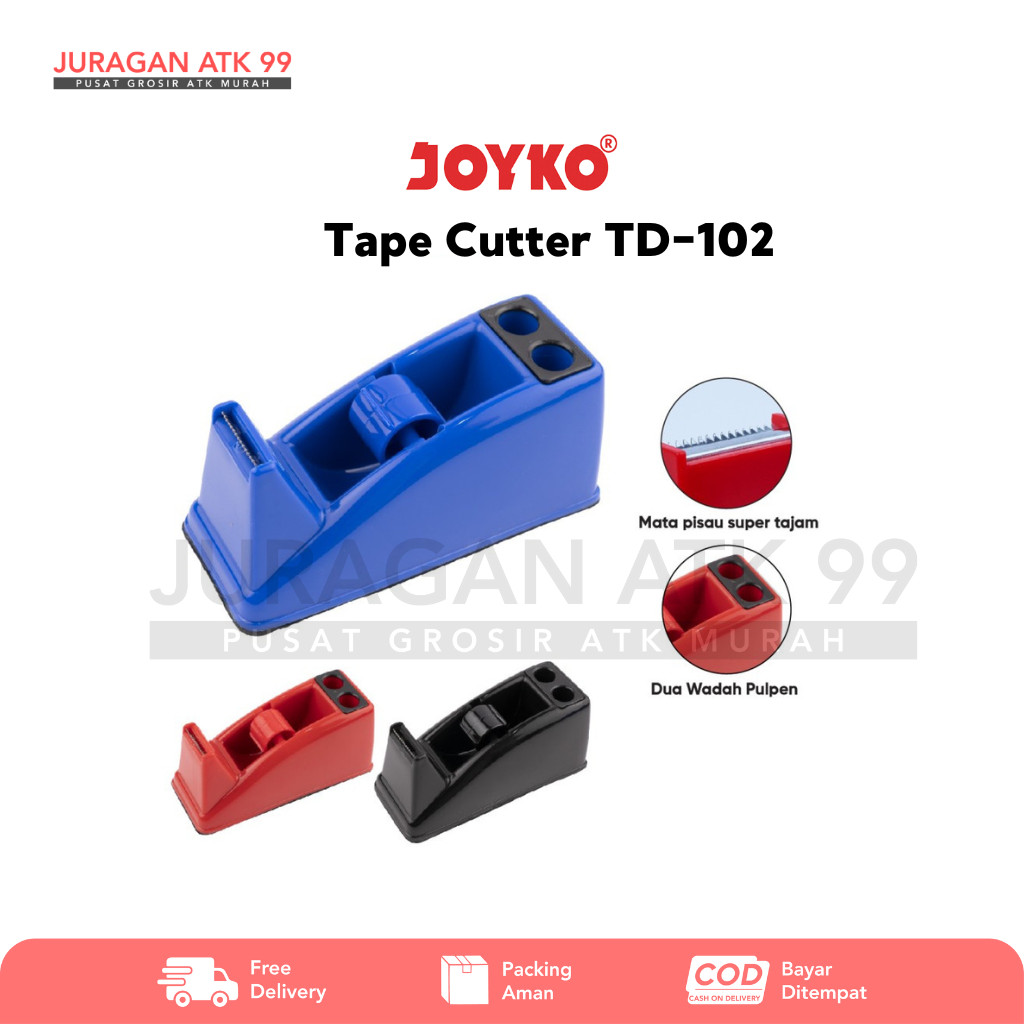 Jual Tape Cutter Joyko Pemotong Pita Perekat Joyko TD-102 | Shopee ...