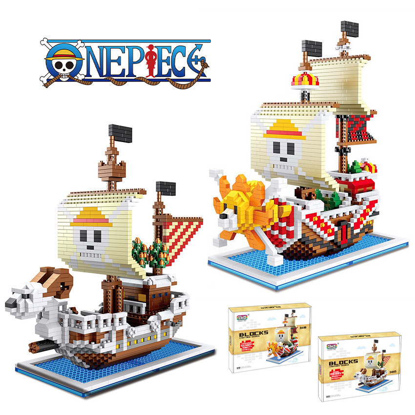 Jual Bricks Kapal One Piece Mini Thousand Sunny Going Merry Set Hadiah ...