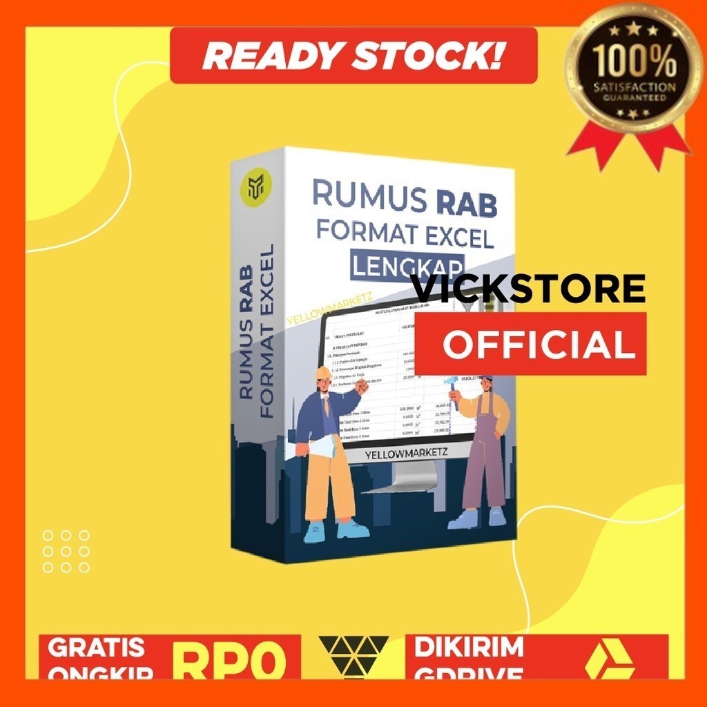 Jual BEST SELLER TOOLS RAB OTOMATIS EXCEL - Aplikasi Perhitungan ...