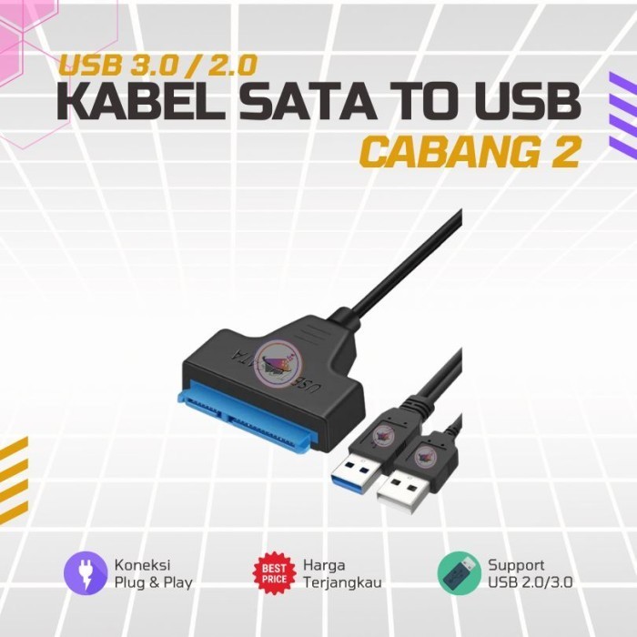 Jual Kabel Sata SSD HDD to USB 3.0 | Shopee Indonesia