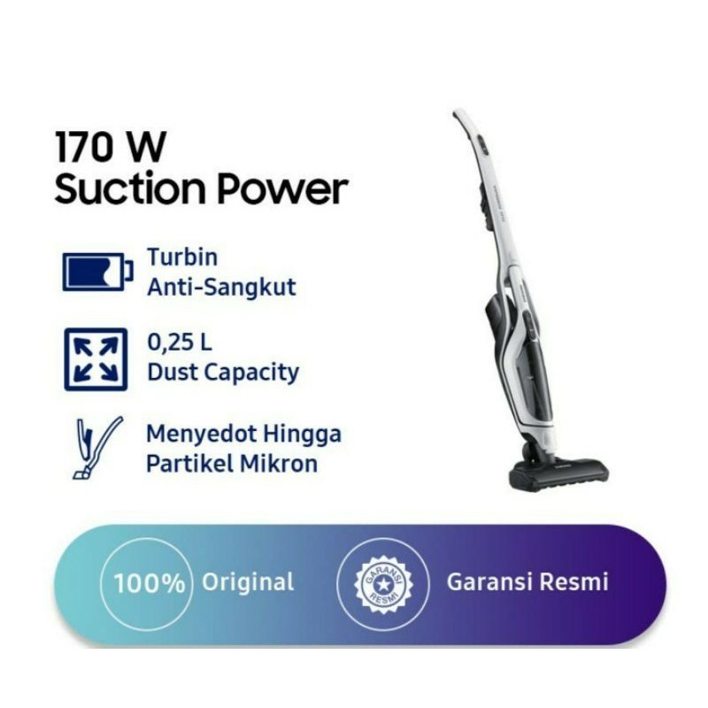 Jual POWERSTICK VACUUM CLEANER SAMSUNG VS60K6050KW CODRLESS 170W khusus
