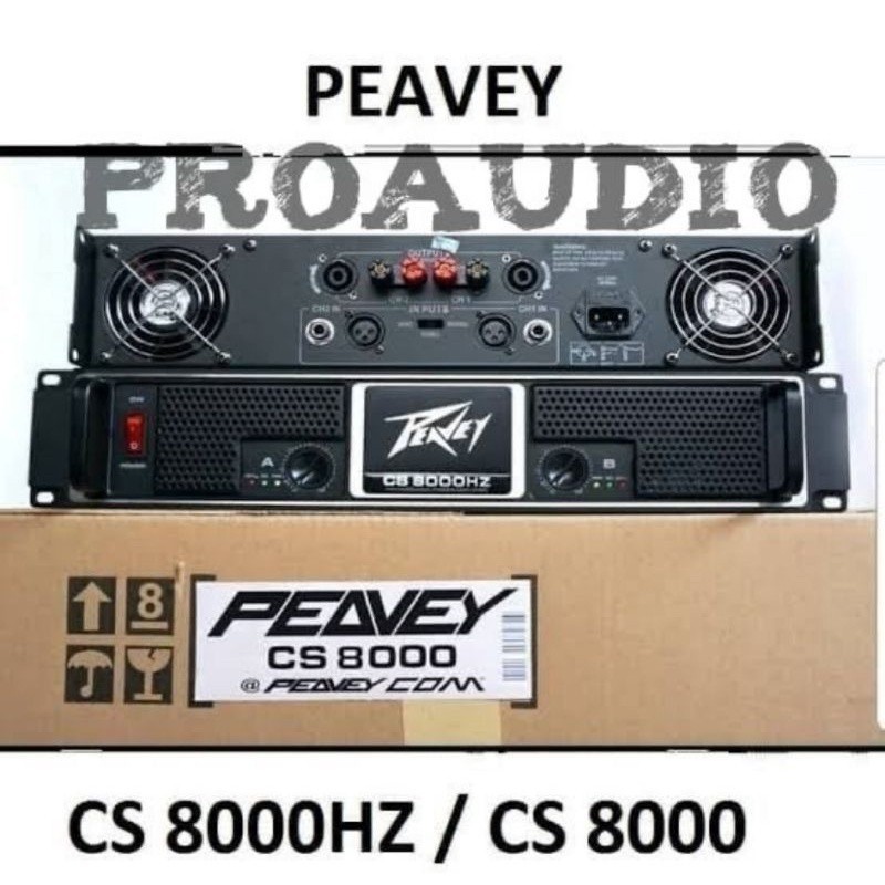 Jual POWER AMPLIFIER PEAVEY CS 8000HZ/CS 8000 HZ/CS8000HZ MANTAP ...