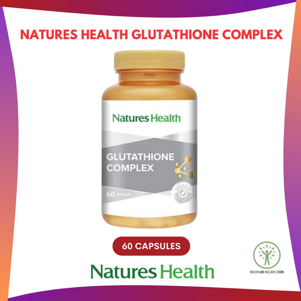 glutathione complex natures health Jual Natures Health Glutathione Complex 60 Capsules