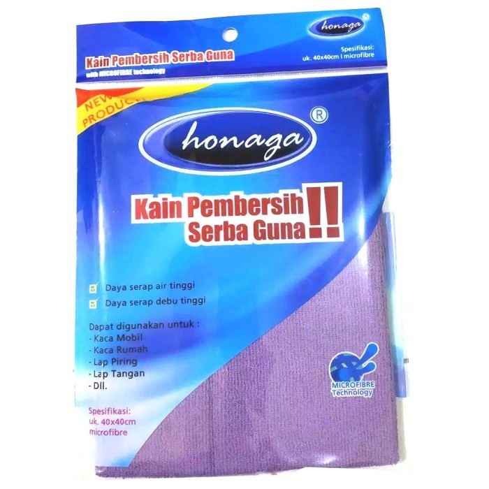 Jual Kain lap microfiber Honaga 40x40 Serbaguna | Shopee Indonesia