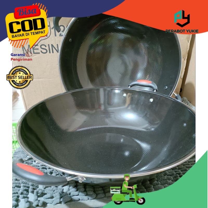 Jual ( INSTANT ) PY KUALI HITAM dan KUALI GAGANG STAINLESS STEEL ...