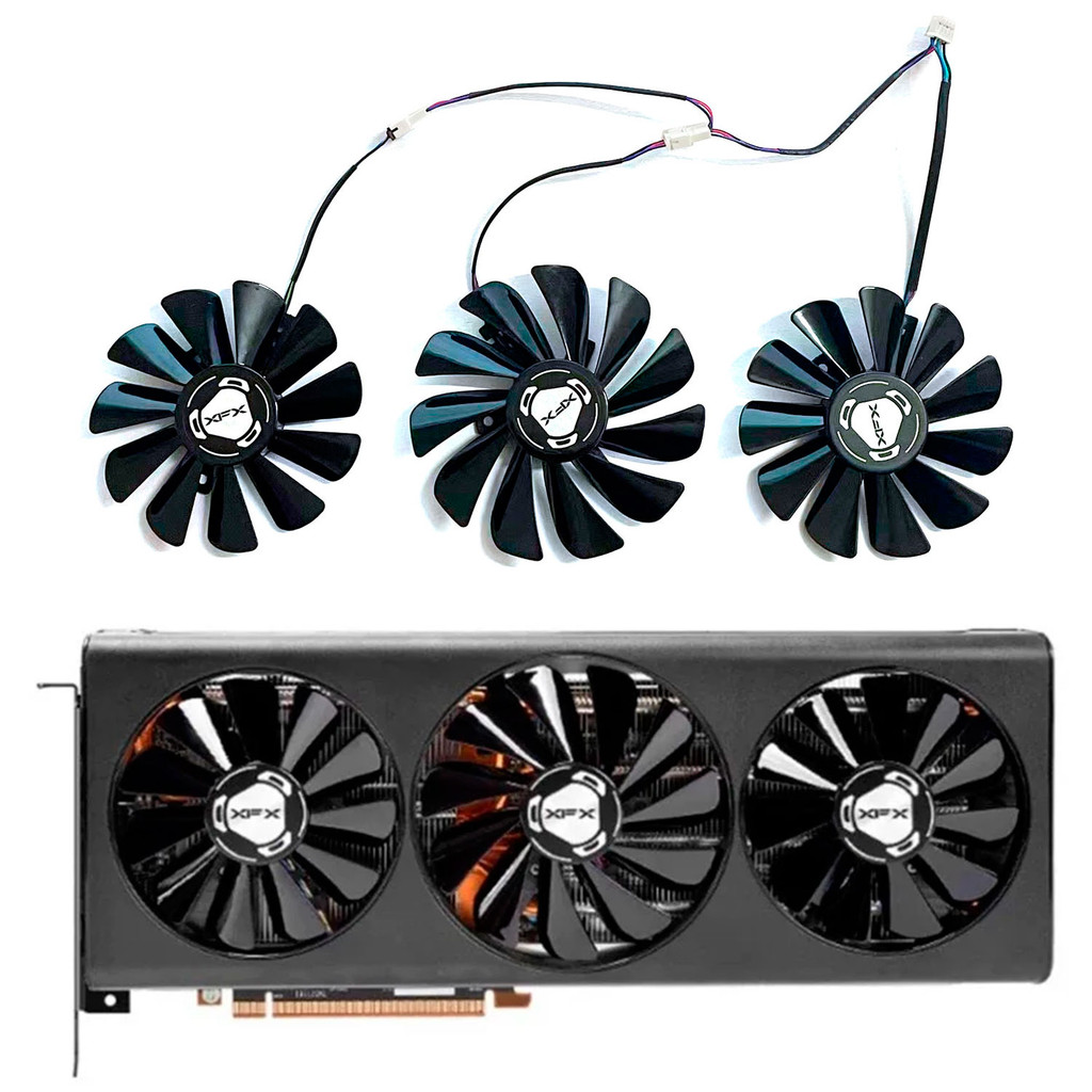 Jual New GPU fan 4PIN 85MM 95MM CF101012S suitable for XFX RX 5700 ...