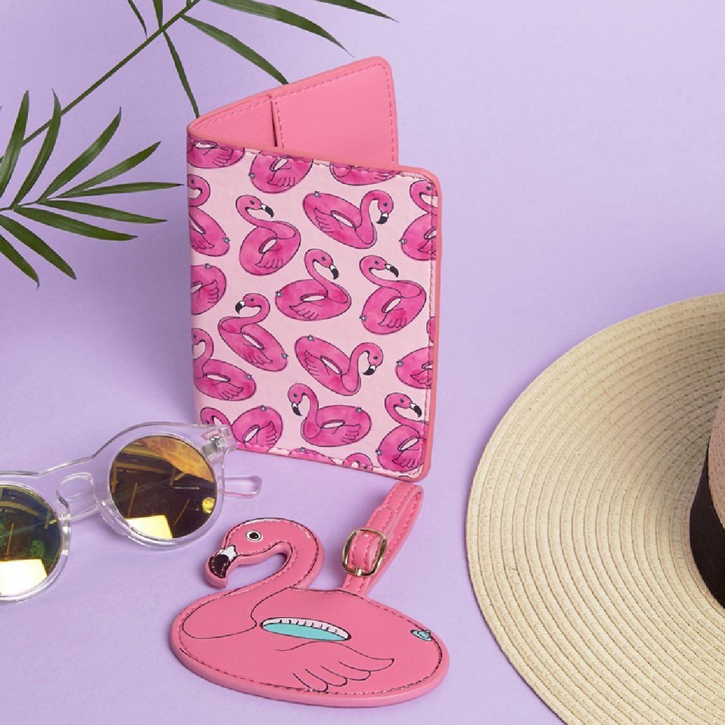Jual FLAMINGO PASSPORT HOLDER SKINNY DIP Shopee Indonesia