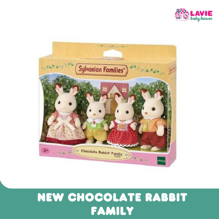 Jual Sylvanian Families New Chocolate Rabbit Family | Shopee Indonesia