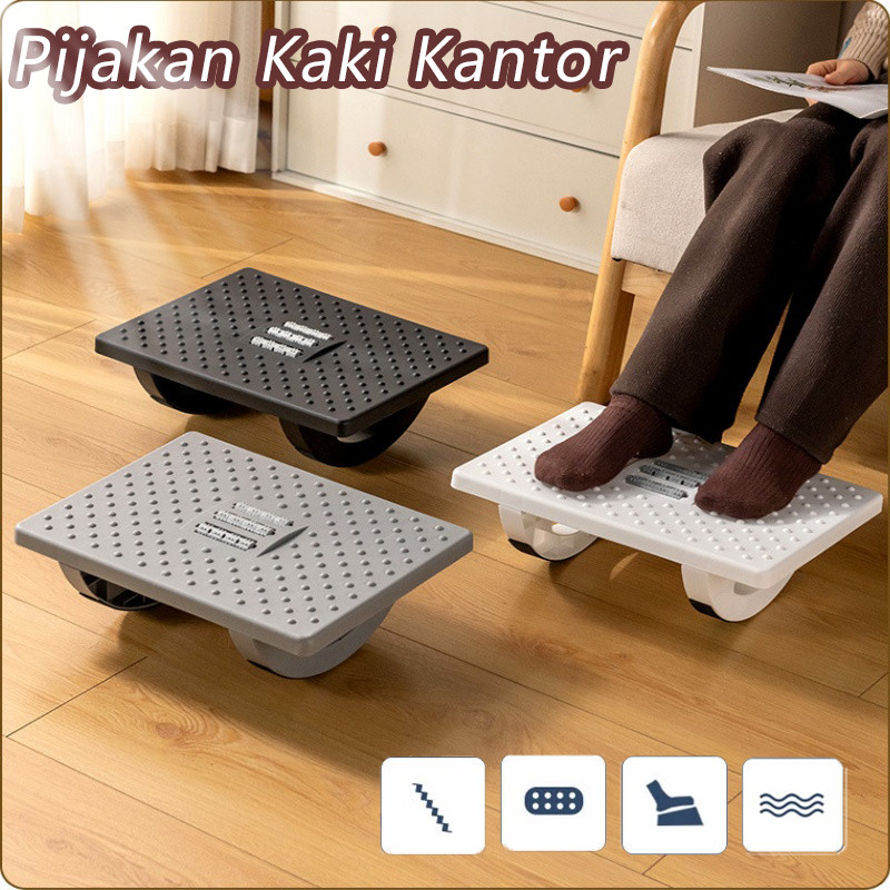 Jual Footrest Bangku Pijakan Kaki Kantor/Bangku Kaki Ergonomis Dengan ...