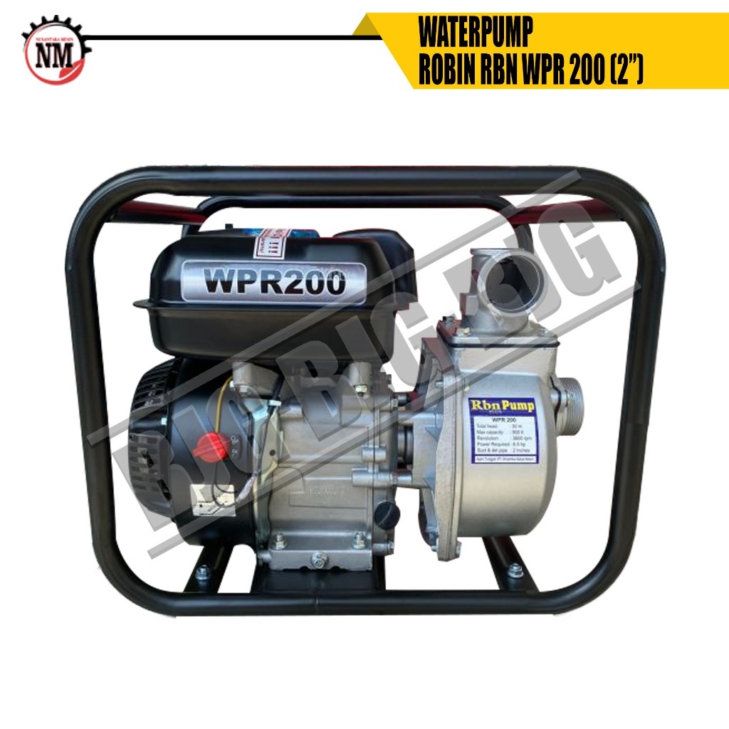 Jual MESIN POMPA AIR / GASOLINE WATERPUMP ROBIN WPR 200 2 INCH | Shopee ...