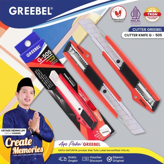 Jual Greebel Cutter G-505 - Cutter Greebel / PCS | Shopee Indonesia