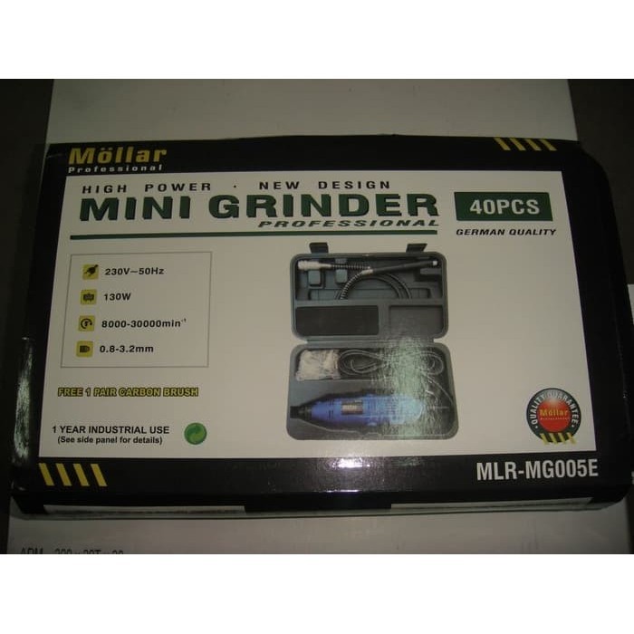 Jual Mini Grinder Tuner Bor Botol Mini Merk Mollar Set 40 Pcs Aksesoris ...