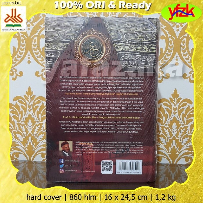 Jual Buku Biografi Umar bin Khattab Original Prof Dr Ali Muhammad As ...