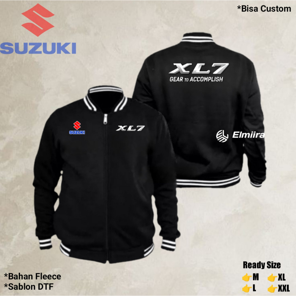 Jual Jaket Suzuki XL7 Varsity Jaket Varsity Custom | Shopee Indonesia