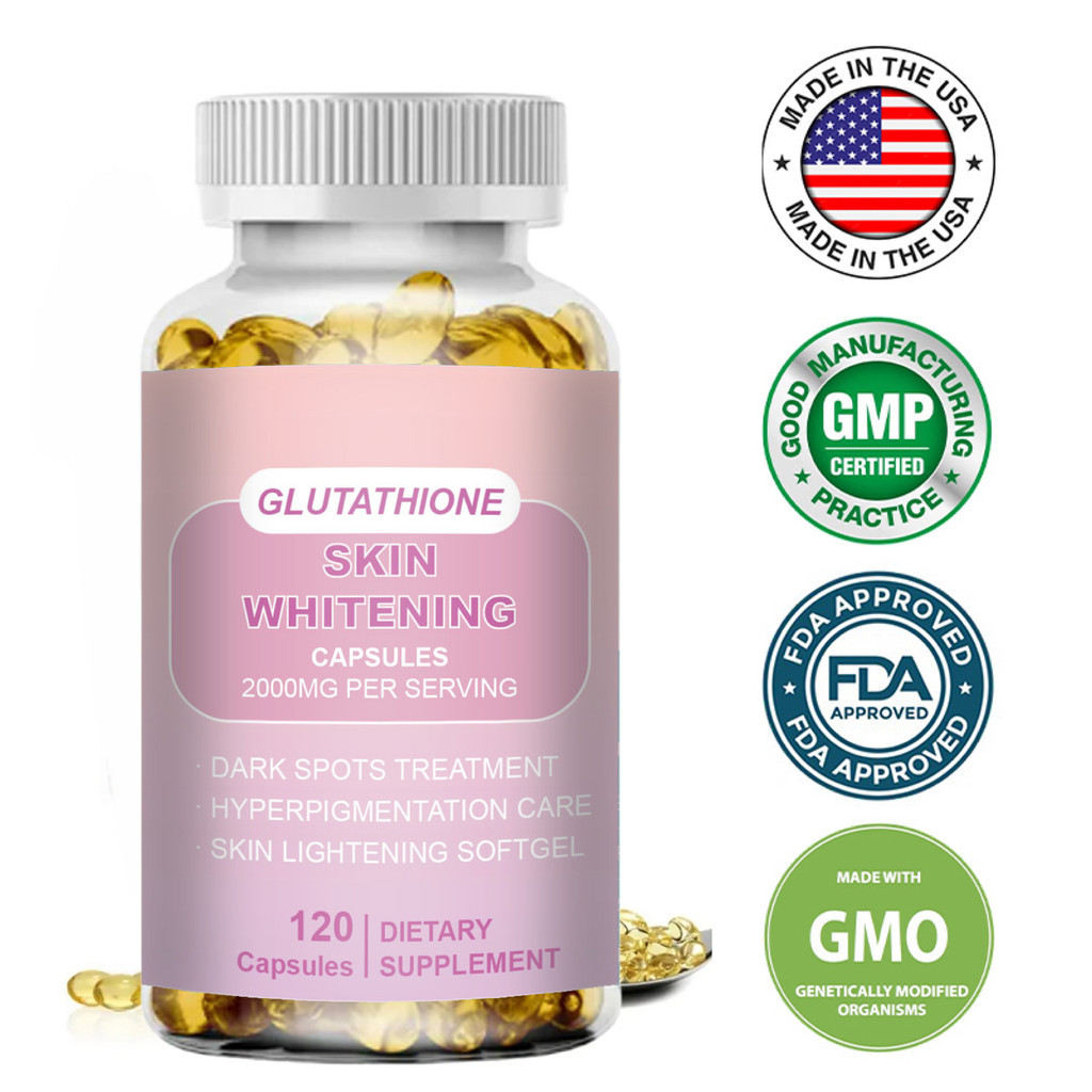 Jual Glutathione Whitening Capsule Effective Skin Lightening Supplement ...