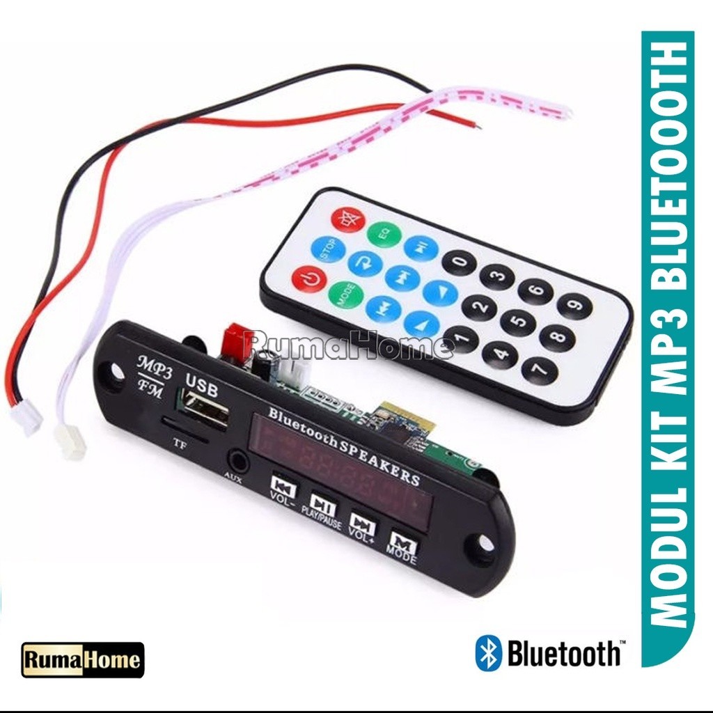 Jual Modul MP3 Bluetooth Plus FM Radio / Kit Modul Mp3 Bt Kit Mp3 Kit ...