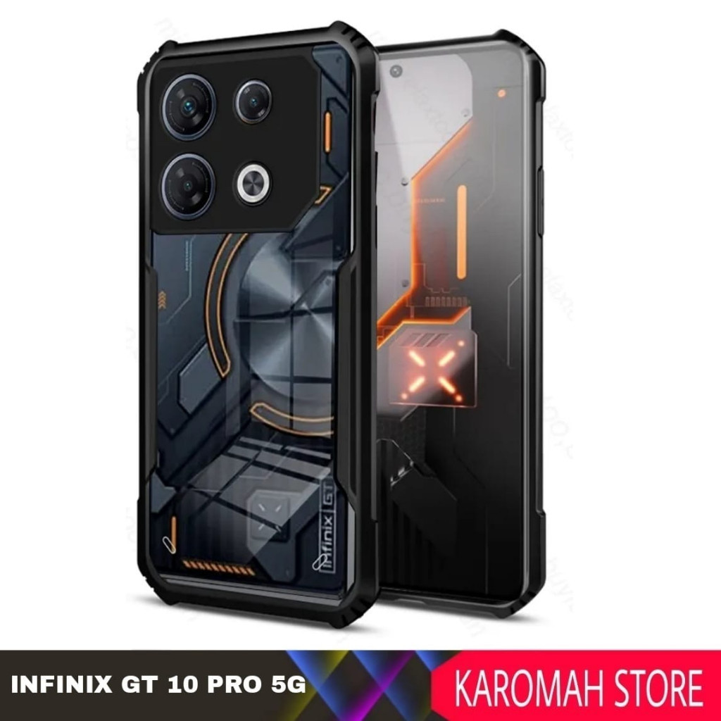 Jual S/P- CASING KESING Case Armor Transparent Infinix GT 10 Pro 5G ...
