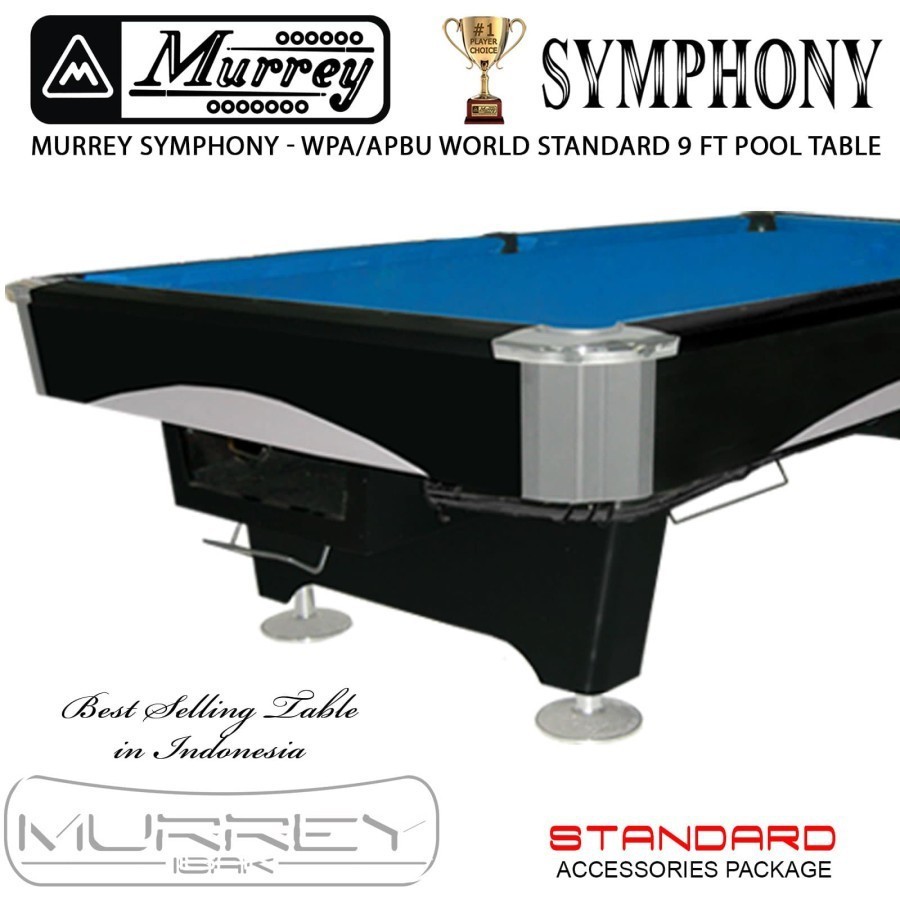 Jual Murrey Symphony 9 ft Pool Table - Meja Billiard Biliar 9 feet ...