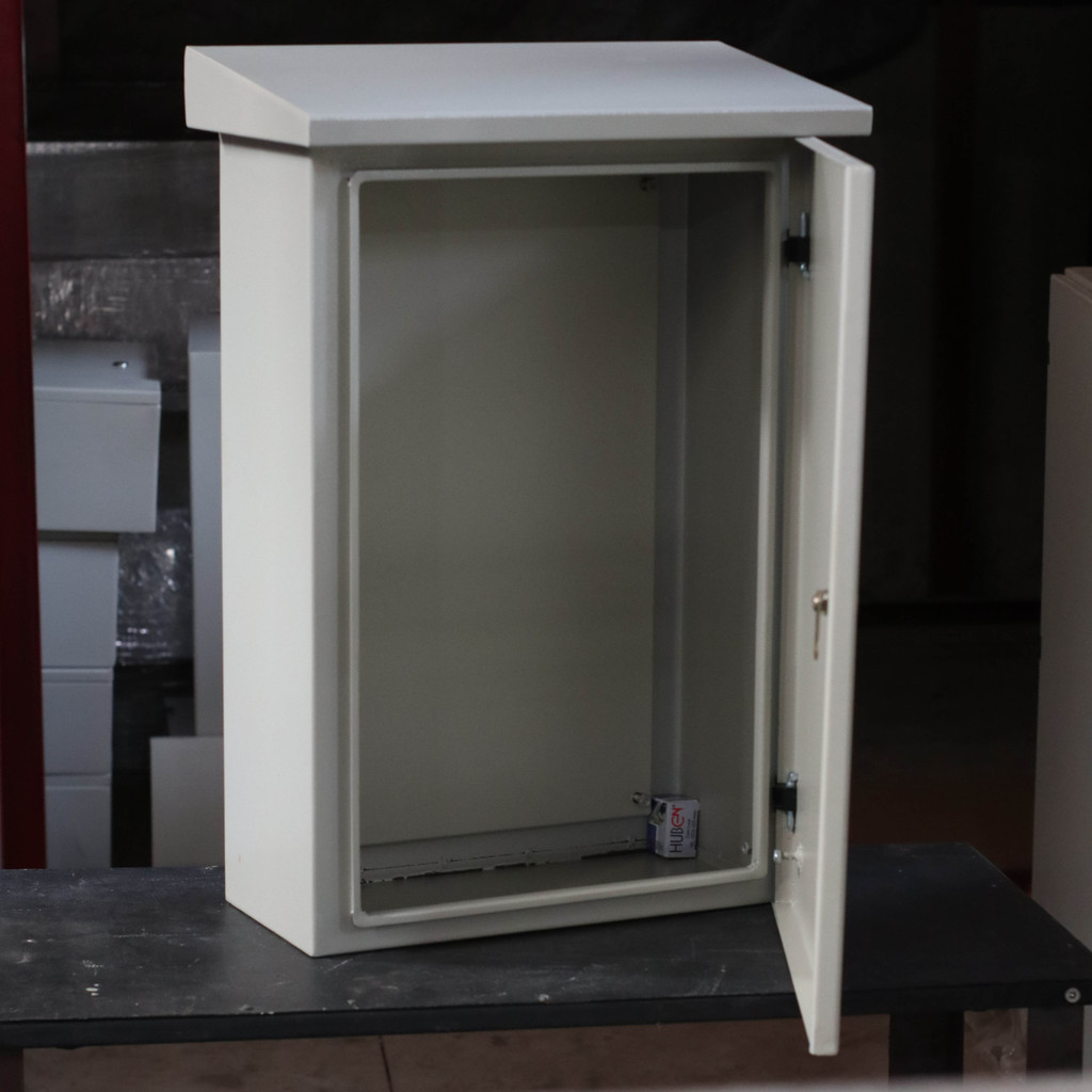 Jual BOX PANEL TOPI 40x60x25 PLAT 0,8mm MURNI POWDER COATING textur ...