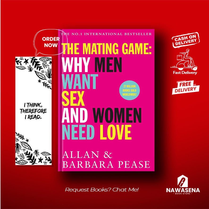 Jual Why Men Want Sex and Women Need Love by Allan Pease (English