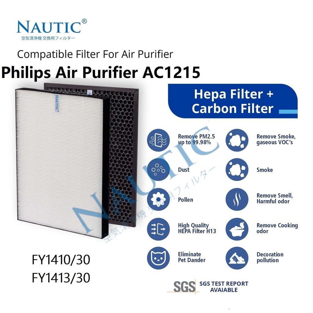 Jual NAUTIC Replacement Filter FY1410 / FY1413 untuk Philips Air