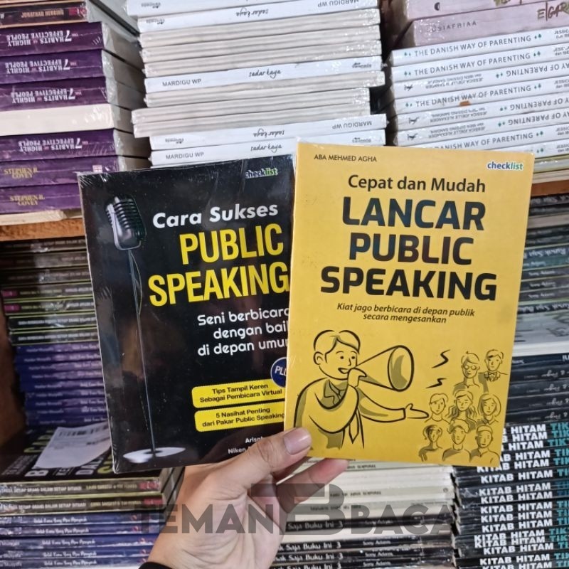 Jual Paket 2 Buku Cara Sukses Public Speaking - Cepat Dan Mudah Lancar ...