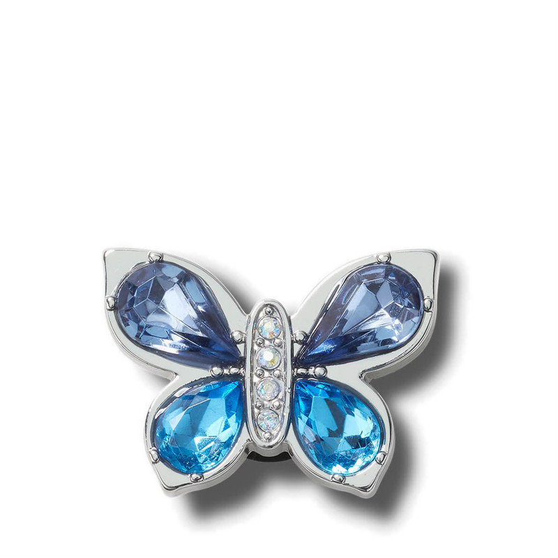 Jual Crocs Blue Gem Butterfly Jibbitz Shopee Indonesia