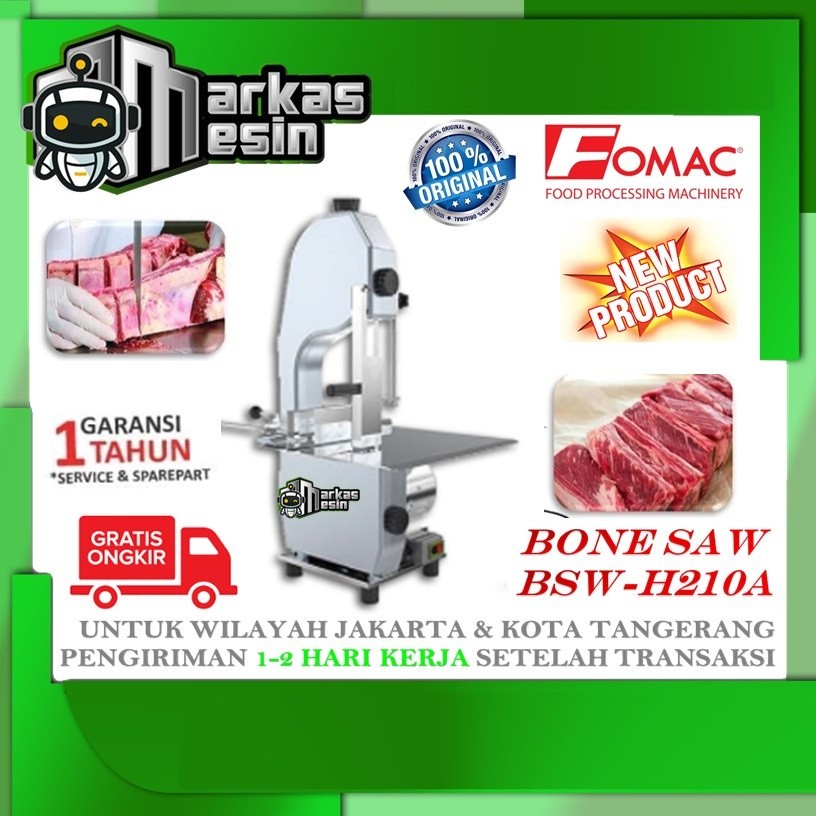 Jual Mesin Pemotong Daging Beku Ikan Dan Tulang Bone Saw Bsw H210a