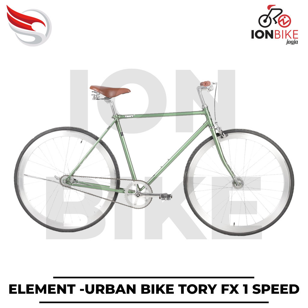 Jual Sepeda Urban 700c Element Tory FX Fixie Speed Commuter