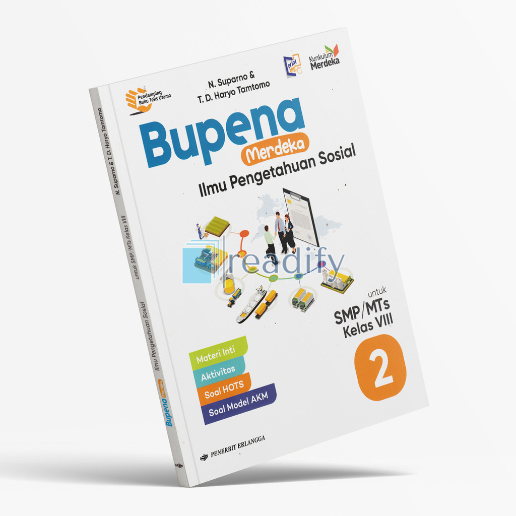 Jual Buku Kelas 8 SMP Kurikulum Merdeka Bupena Erlangga Revisi Terbaru ...