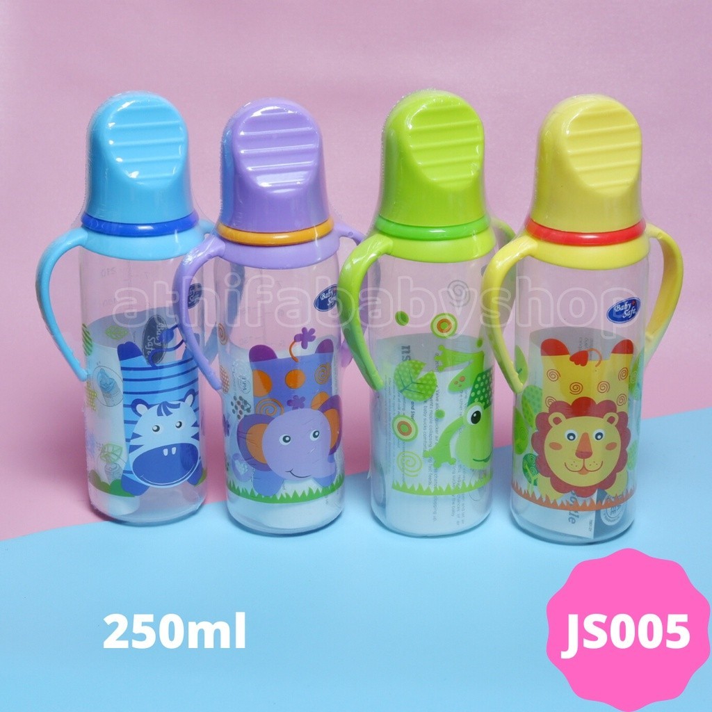 Jual Baby Safe JS005 Feeding Bottle 250ml Botol Susu Bayi Baby Safe ...