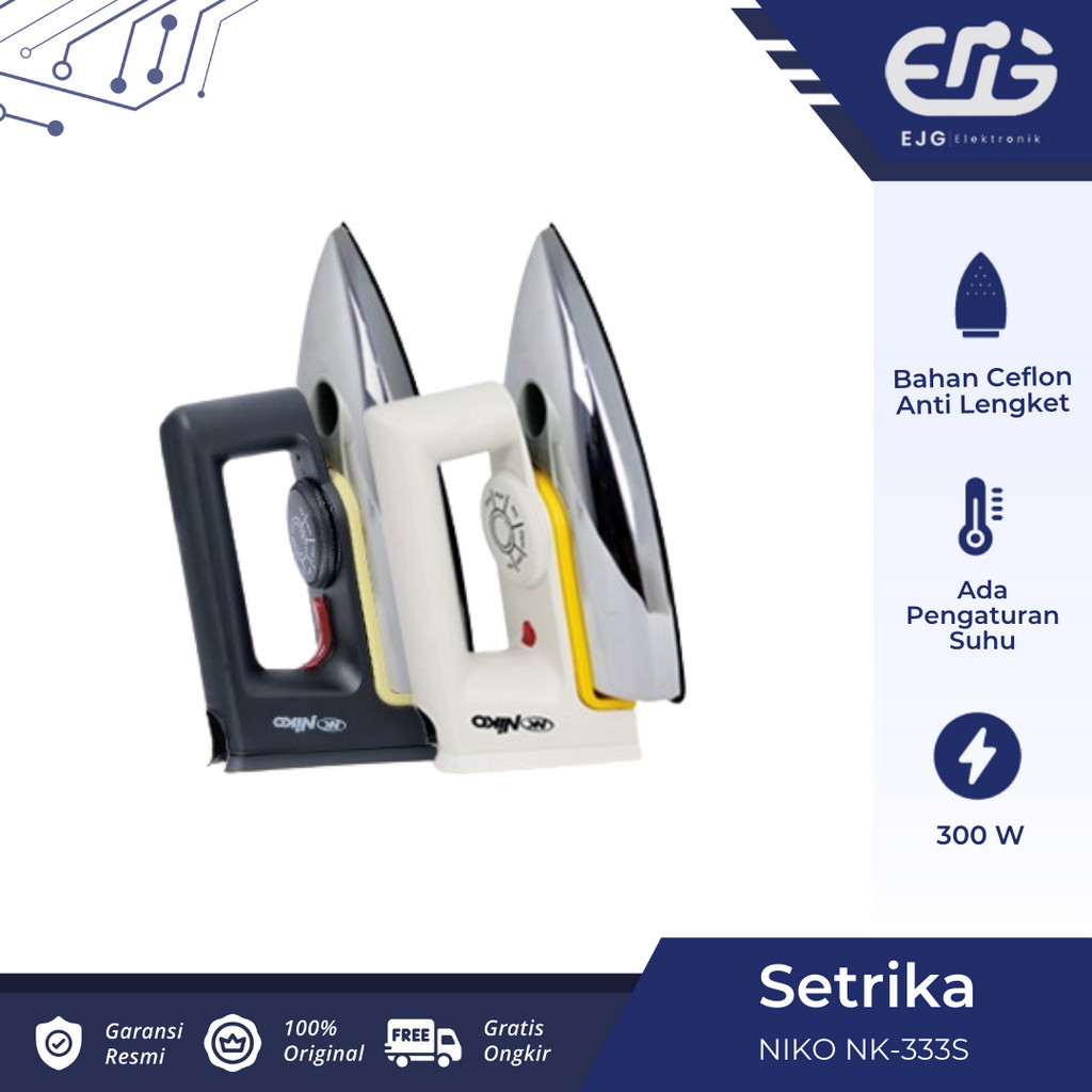 Jual Setrika Listrik Niko NK 333 S / NK-333S / NK333S Setrika Murah