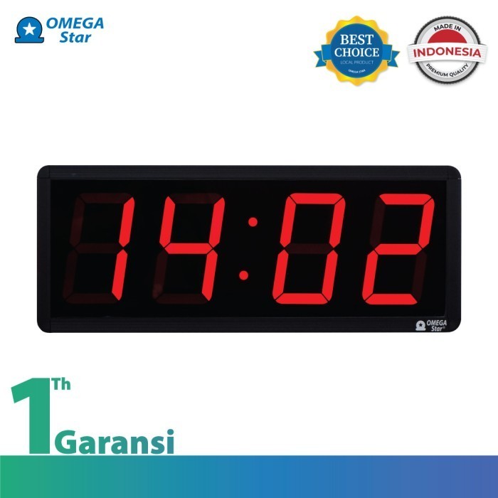 Jual Produk 100 Original JAM DIGITAL BESAR DINDING 7 SEGMENT 5 INCH