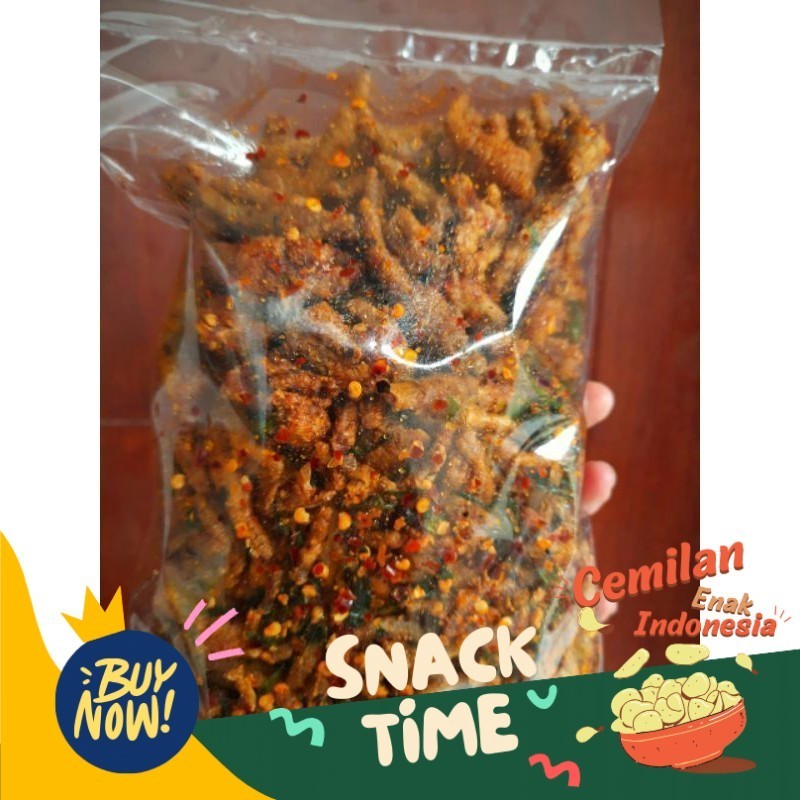 Jual Promo Spesial Keripik Ceker Crispy 500gr Kriuk Cikruh Original