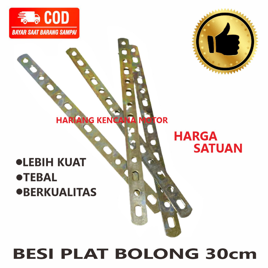 Jual Besi Plat Bolong Serba Guna Bracket Multifungsi Strip Lubang 30cm Shopee Indonesia 3885