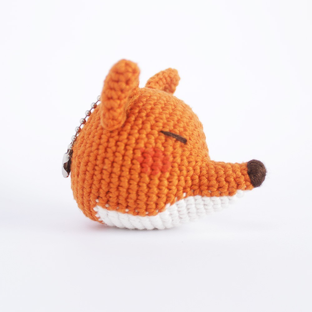 Jual Little Fox Keychain Gantungan Kunci Kepala Rubah Fox Wanita Anak ...