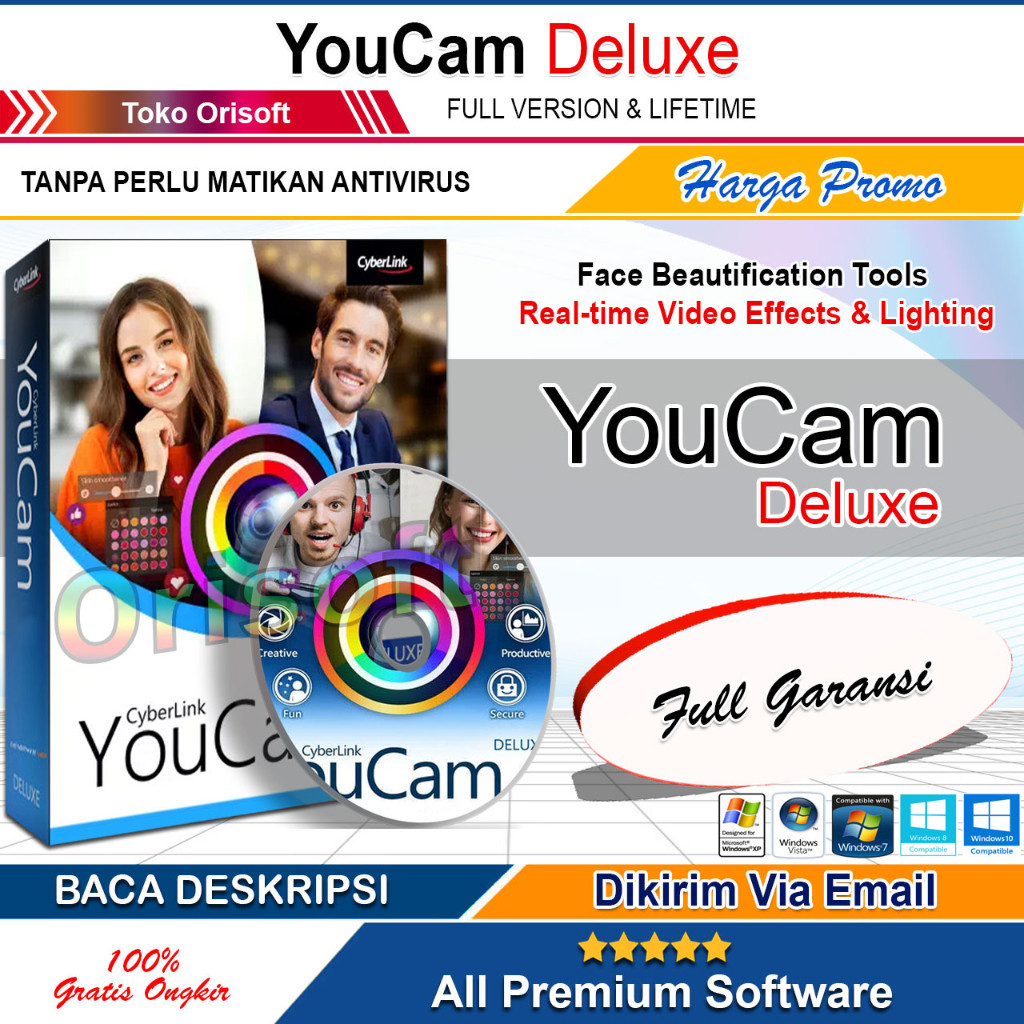 Jual Cyberlink Youcam 10.1.2717 Pro Deluxe 2023 Lifetime | Shopee Indonesia