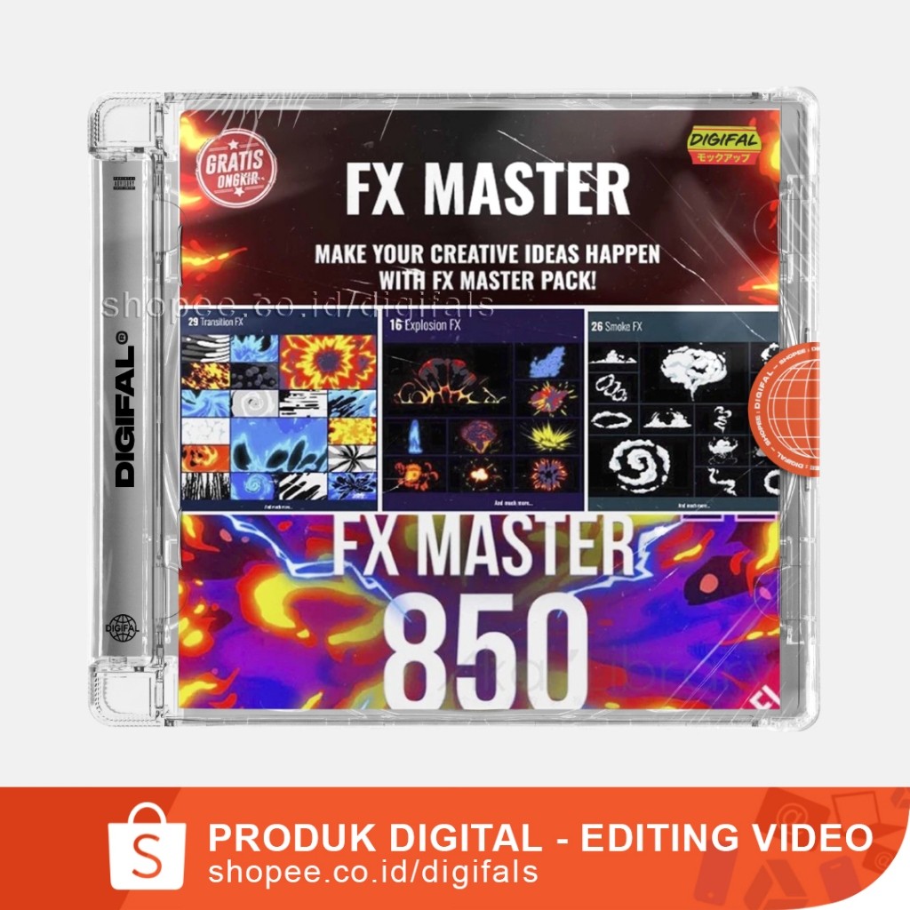 Jual Motion Factory - FX Master Cartoon Action Elements For Premiere ...