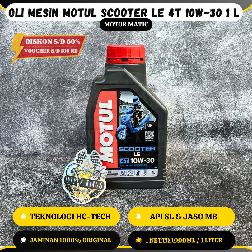 Jual Oli Motor Motul Scooter Le 4t 10w 30 1liter Motor Matic Metik Original Shopee Indonesia 6546