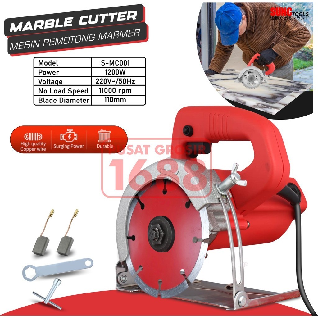 Jual Mesin Pemotong Keramik Marmer Listrik Marble Cutter | Shopee Indonesia