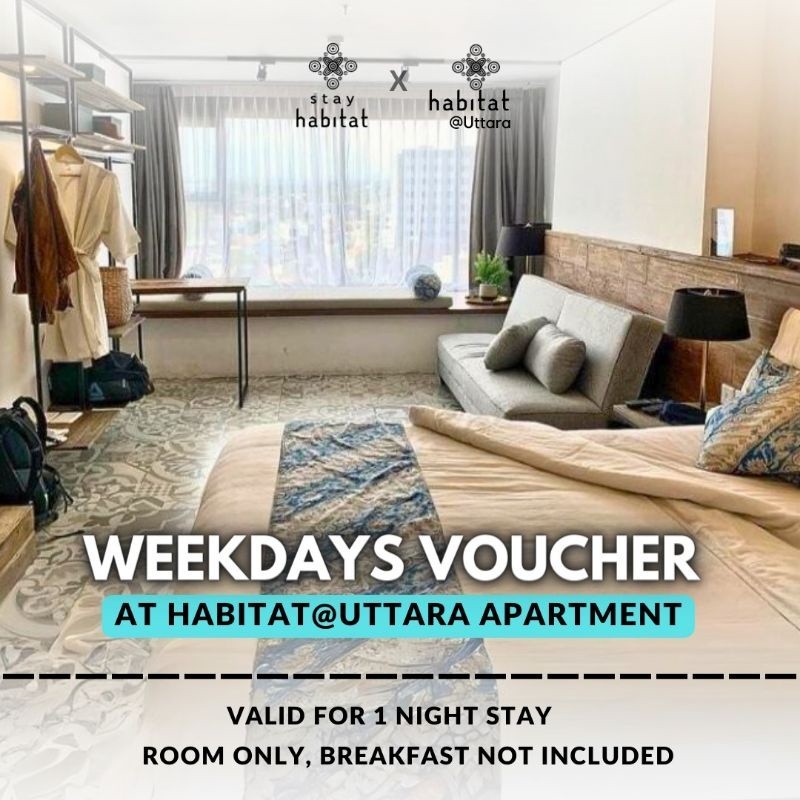 Jual Voucher menginap 1 malam di Habitat at Uttara Jogja Shopee Indonesia