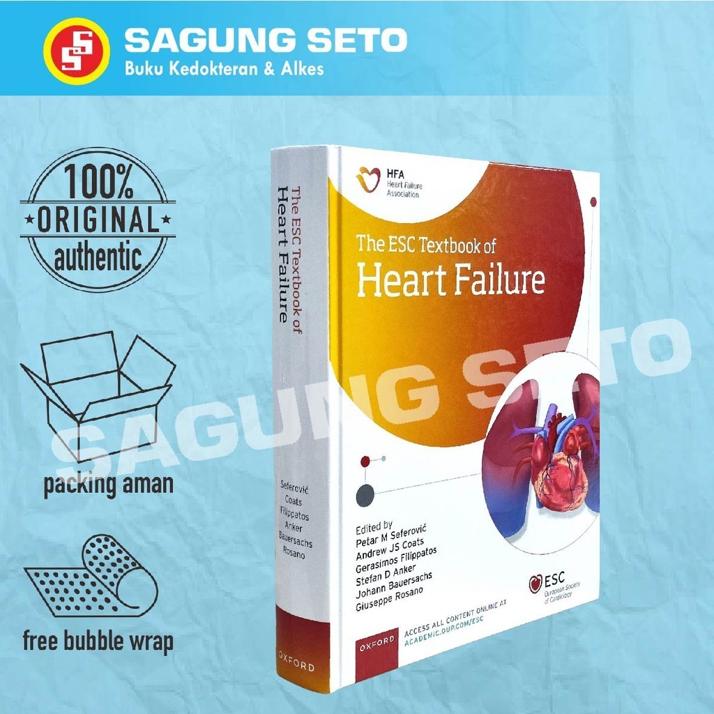 Jual BUKU THE ESC TEXTBOOK OF HEART FAILURE - PETAR M SEFEROVIC ...