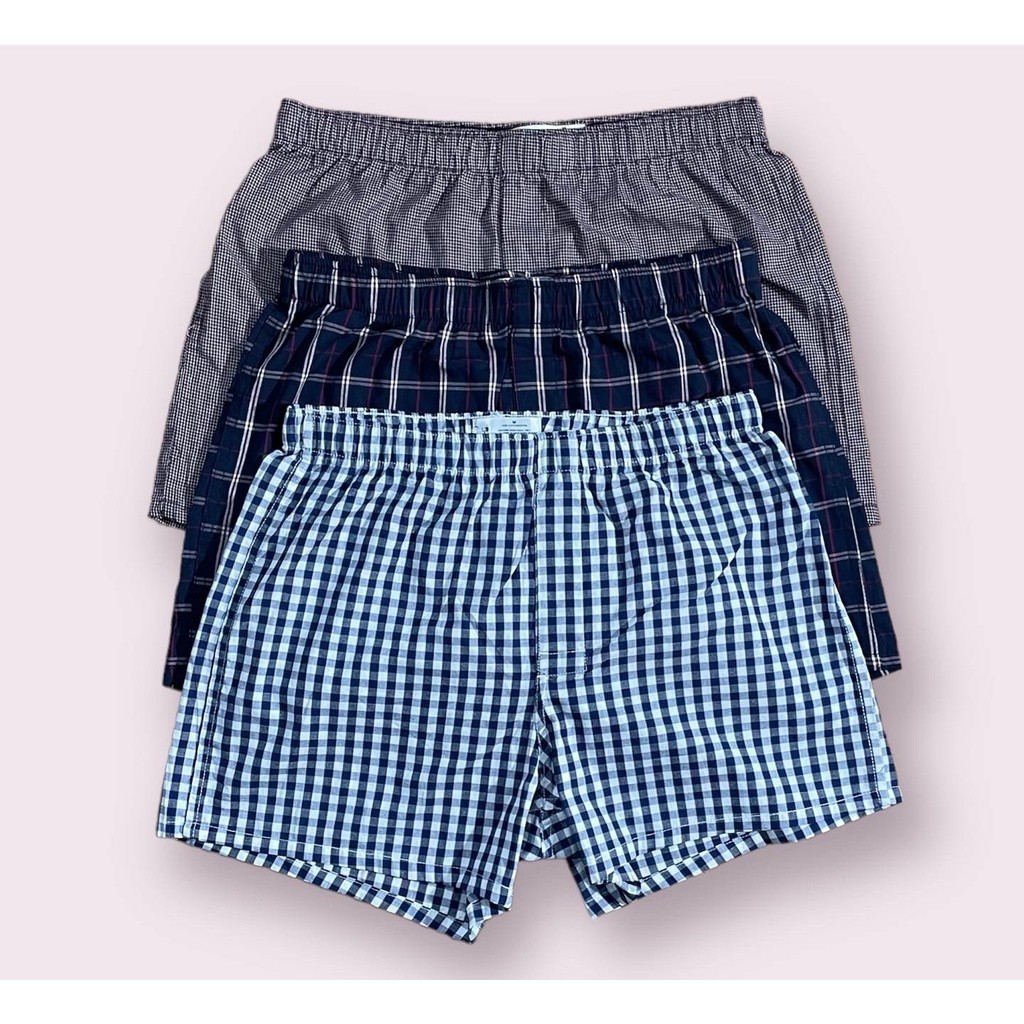 Jual BOXER KATUN WOVEN UNISEX MIX SISA EXPORT | Shopee Indonesia