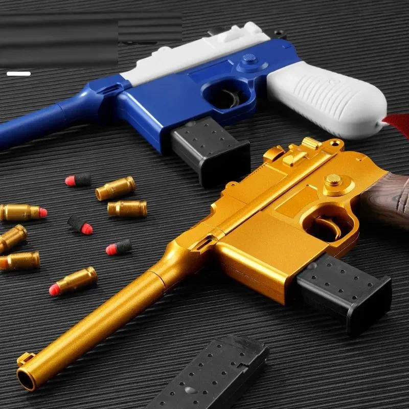Jual Soft Bullet Toy Gun Pistol Blaster Toy Guns Revolver Launcher ...