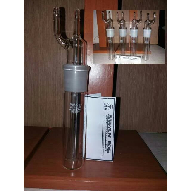 Jual Midget impinger washing botol pyrex iwaki Ns 29/32 | Shopee Indonesia